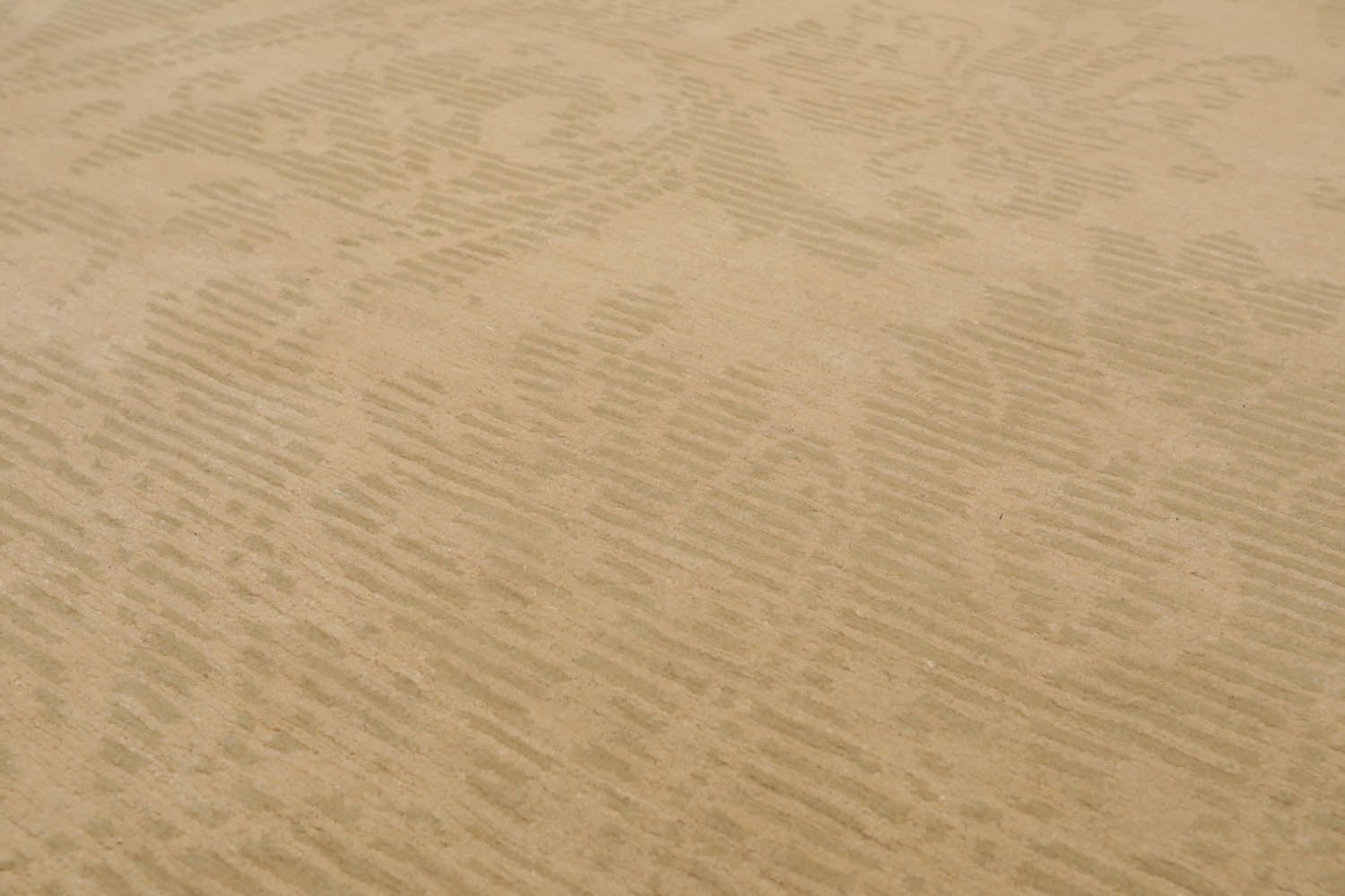 8x10 Beige, Gray, Light Gold Color Hand Knotted All-Over 100% Wool French Country Oriental Rug