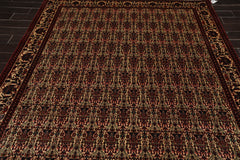 6x9 Ivory, Rust, Turquoise Color Hand Knotted All-Over 100% Wool Traditional Oriental Rug