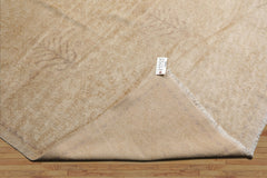 10x14 Beige, Light Gold, Gray Color Hand Knotted Antique Reproduction Wool Traditional Oriental Rug