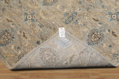 Gray 6x9 Hand Knotted Wool Oriental Area Rug Traditional