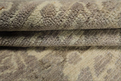 6x9 Taupe, Beige, Gray Color Hand Loomed Oushak Wool Traditional Oriental Rug