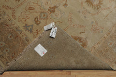 6x9 Beige, Tan, Rust Color Hand Knotted Oushak Wool Traditional Oriental Rug