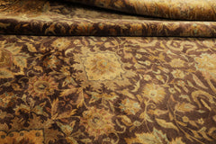 8'8"x11'4" Traditional Sarouk Hand Knotted Oriental Area Rug 300 KPSI 100% Wool