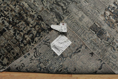 6x9 Taupe, Gray, Brown Color Hand Loomed Sherpa 100% Bamboo Silk Oriental Rug