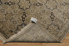 6x9 Beige, Taupe, Gray Color Hand Woven Fine Oushak Wool Traditional Oriental Rug