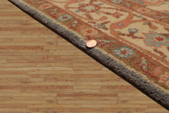 Oriental Area Rug Hand-Knotted 100% Wool Traditional Persian Romanian Tabriz (4'4"x6'1")