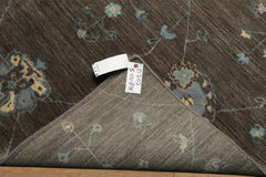 5x8 Gray, Ivory, Turquoise Color Hand Loomed Tibetan Wool Modern Oriental Rug