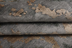 6x9 Silver, Gray, Tan Color Hand Knotted Tibetan Bamboo Silk Modern Oriental Rug