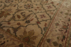 5x8 Ivory, Beige, Taupe Color Hand Knotted Tibetan New Zealand Wool Transitional Oriental Rug