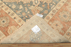 9x12 Beige, Tan, Blush Color Hand Knotted Oushak Wool Arts & Crafts Oriental Rug