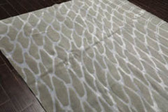 8x10 Tone on Tone Gray, , Color Hand Knotted All-Over 100% Wool Modern Oriental Rug