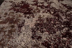 10x14 Brown, Beige, Wine Color Hand Knotted All-Over 100% Wool Modern Oriental Rug