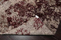 10x14 Brown, Beige, Wine Color Hand Knotted All-Over 100% Wool Modern Oriental Rug
