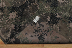 8x10 Taupe, Blue, Gray Color Hand Knotted Tibetan Bamboo Silk Modern Oriental Rug