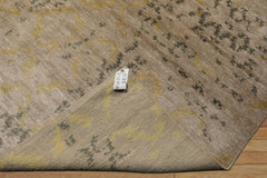 8x10 Taupe, Gray, Gold Color Hand Knotted Sherpa Bamboo Silk Modern Oriental Rug