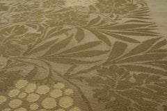 8x10 Moss, Sage, Color Hand Knotted All-Over 100% Wool Traditional Oriental Rug