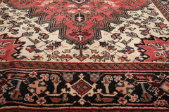 5x7 Red, Charcoal, Brown Color Hand Knotted All-Over 100% Wool Traditional Oriental Rug