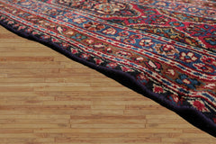 10x14 Multicolored, Rose, Turquoise Color Hand Knotted Persian 100% Wool 12991 Oriental Rug
