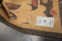 8x10 Gray, Beige, Gold Color Hand Knotted Tibetan Wool Arts & Crafts Oriental Rug