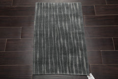 2x3 Tone on Tone Gray, , Color Hand Knotted All-Over Wool & Silk||Wool Modern Oriental Rug