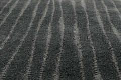 2x3 Tone on Tone Gray, , Color Hand Knotted All-Over Wool & Silk||Wool Modern Oriental Rug