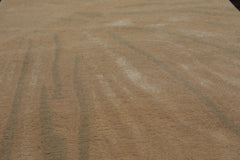 2x3 Beige, Gray, Color Hand Knotted All-Over Wool & Silk Modern Oriental Rug