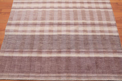 5x7 Beige, Grey, Tan Color Hand Woven All-Over 100% Wool Contemporary Oriental Rug