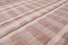 5x7 Beige, Grey, Tan Color Hand Woven All-Over 100% Wool Contemporary Oriental Rug