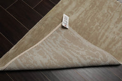 2x3 Tone on Tone Gray, , Color Hand Knotted All-Over Wool & Silk Modern Oriental Rug