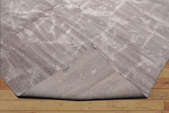 10x14 Tone on Tone Taupe, , Color Hand Knotted Tibetan Wool & Silk Modern & Contemporary Oriental Rug