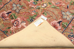 5x8 Rust, Blush, Ivory Color Hand Tufted Wool Traditional Oriental Rug
