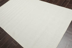 Multi Size Ivory Gray Gray Color Hand Woven All-Over 100% Wool Modern Oriental Rug