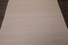 Multi Size Ivory Gray Color Hand Woven All-Over 100% Wool Modern Oriental Rug
