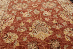 3x5 Peach, Beige, Gray Color Hand Knotted All-Over 100% Wool Traditional Oriental Rug