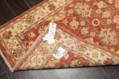 3x5 Peach, Beige, Gray Color Hand Knotted All-Over 100% Wool Traditional Oriental Rug