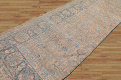 8x10 Brown, Navy, Rust Color Hand Knotted Persian 100% Wool Oriental Oriental Rug