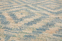 5x7 Beige, Teal, Color Hand Woven All-Over 100% Wool Southwestern Oriental Rug