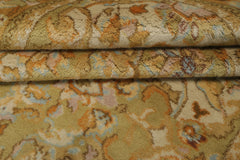 6x9 Gray, Beige, Pistacchio Color Hand Knotted Oushak Wool Arts & Crafts Oriental Rug