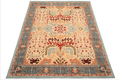 8x10 Light Peach
, Aqua
, Rust
Color Hand Tufted William Morris
Wool Arts & Crafts
Oriental Rug
