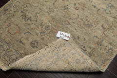 3x5 Gray, Beige, Slate Color Hand Knotted Distress Quality Oushak Wool Transitional Oriental Rug
