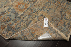 3x5 Beige, Taupe, Gold Color Hand Knotted Distress Quality Oushak Wool Transitional Oriental Rug