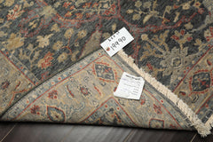 3x5 Slate, Gray, Rust Color Hand Knotted Oushak Wool Transitional Oriental Rug