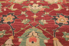 4x6 Wine, Gray, Aqua Color Hand Knotted Soumak Wool Traditional Oriental Rug