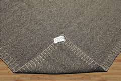 8x10 Taupe, Gray, Color Hand Woven Flatweave Wool Modern & Contemporary Oriental Rug