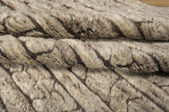 9x12 Beige, Brown, Color Hand Knotted Moroccan Wool Modern & Contemporary Oriental Rug