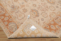 LoomBloom Traditional Oushak Wool Oriental Area Rug in Tan 8'2''x9'9" – Handcrafted Perfection