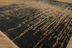 6x9 Green, Beige, Tan Color Hand Knotted Oushak Wool Traditional Oriental Rug