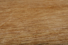 6x9 Tone on tone Gold, , Color Hand Knotted All-Over 100% Wool Modern Oriental Rug