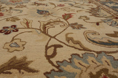 8x10 Beige, Gray, Brown Color Hand Tufted Oriental Wool Traditional Oriental Rug
