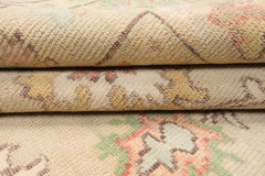 9x12 Beige Ivory Aqua Color Hand Knotted Oriental Wool Arts & Crafts/Mission Oriental Rug